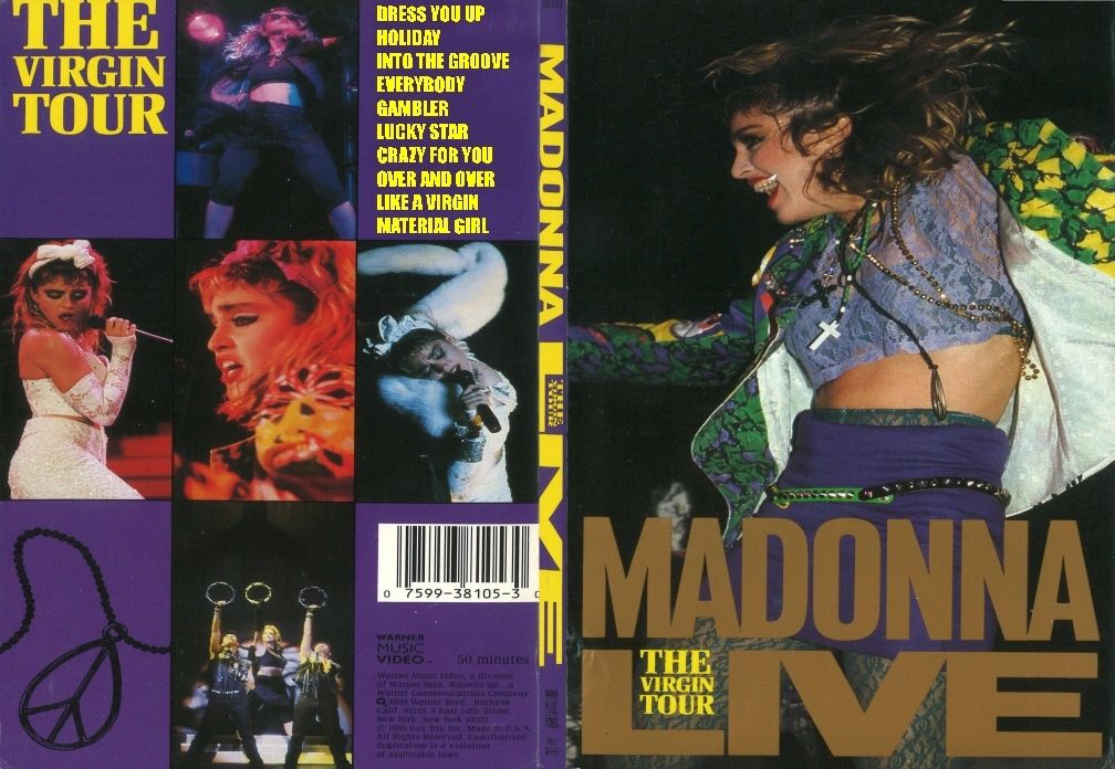 madonna the virgin tour dvd